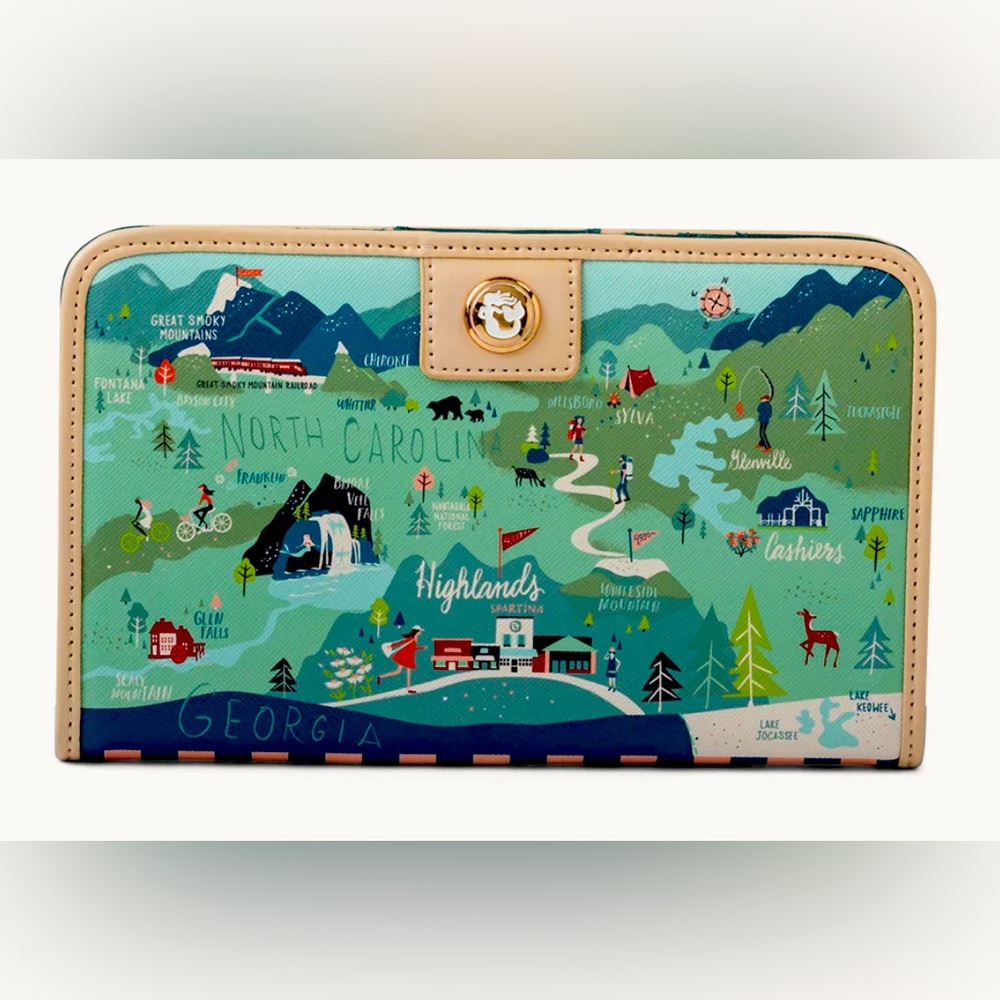 Spartina 449 Blue Ridge Mountains Snap Wallet